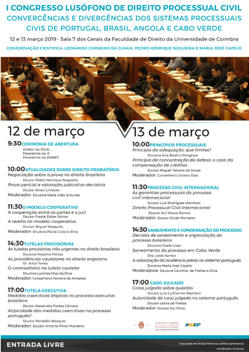 I Congresso Lusófono de Direito Processual Civil