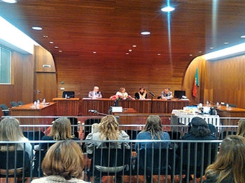 Reunião de trabalho na comarca de Viseu